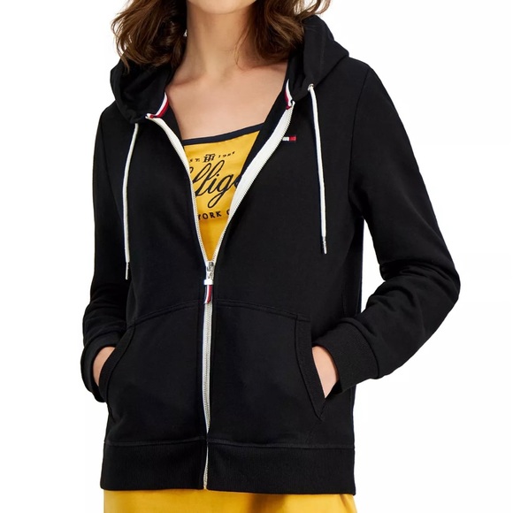 ….Tommy Hilfiger French Terry Hoodie M - Picture 2 of 11